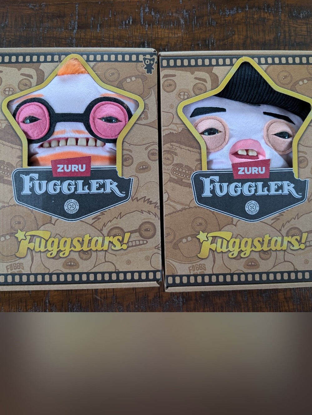NIB 2 Fuggler Fugg Stars 9 inch (Gunky Goober / Ed)&(Greazee / Elvis Presley).